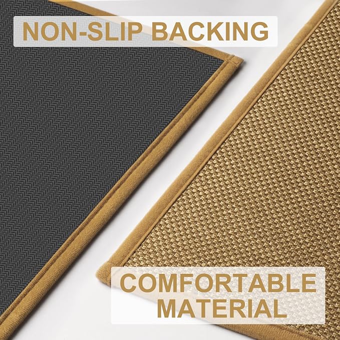 LEKEEPGO Door Mat 24"x36", Non Slip Door Mat Indoor Entrance, Rubber Backing
