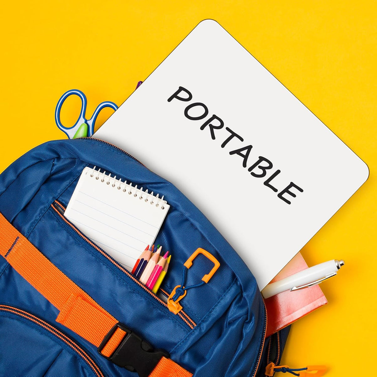 32 Pack 9"X12" Small White Boards for Students,Portable Mini Dry Erase Board,Personal Whiteboard for Classroom with Eraser,Ease to Clean Double Sided Lapboards