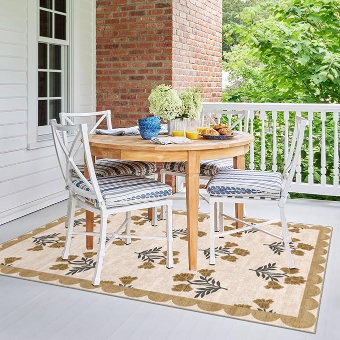 4x6 Covered Outdoor Patio Rug