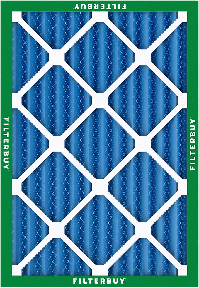 Filterbuy 10x14x2 Air Filter MERV 13 Optimal Smoke & Allergy Defense,