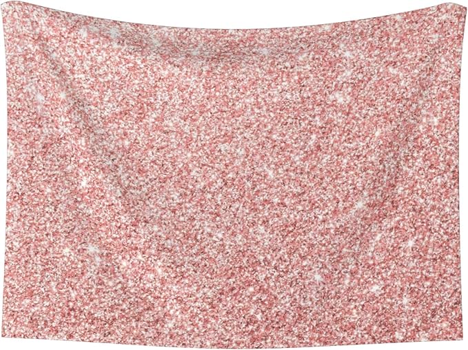 Waterproof Dog Blanket Soft Pet Blanket for Puppy Cat, Fleece Cat Throw Blankets for Furniture Bed Couch Sofa Reversible - Rose Gold Glitter 1