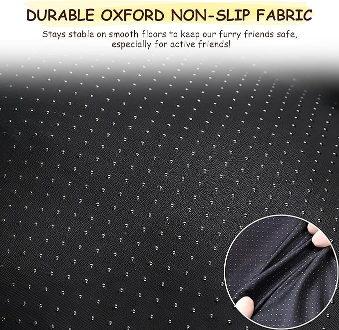 Washable Dog Bed for Small to Large Dogs, Calming Anti Anxiety Medium Dog Bed, Deluxe Plush Faux Fur Crate Beds, Comfy Fluffy Kennel Pad Pet Sleeping Mat with Non-Slip Bottom, 30"x20", Brown