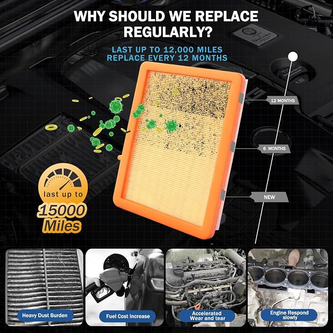 Cabin & Engine Air Filter Set Accessories