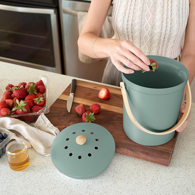 Beautiful Kitchen Compost Bin