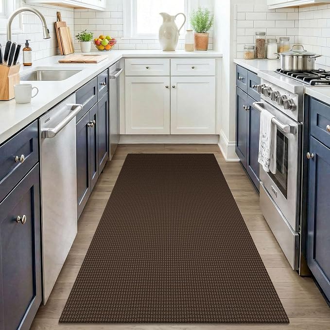 KOZYFLY Washable 3x4 Entry Area Rug, Braided Throw Rugs