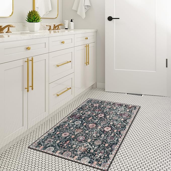 Lahome Kitchen Rugs Non Slip Washable Rugs