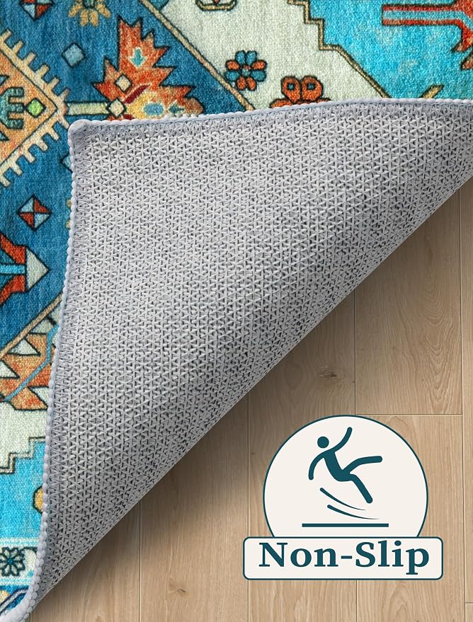 SERISSA Boho Washable Runner Rug