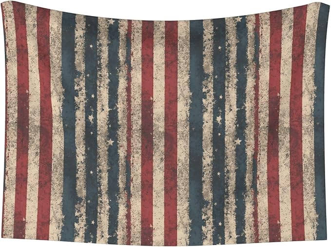 Waterproof Dog Blanket Soft Pet Blanket for Puppy Cat, Fleece Cat Throw Blankets for Furniture Bed Couch Sofa Reversible - American Patriotic Stars and Stripes 1