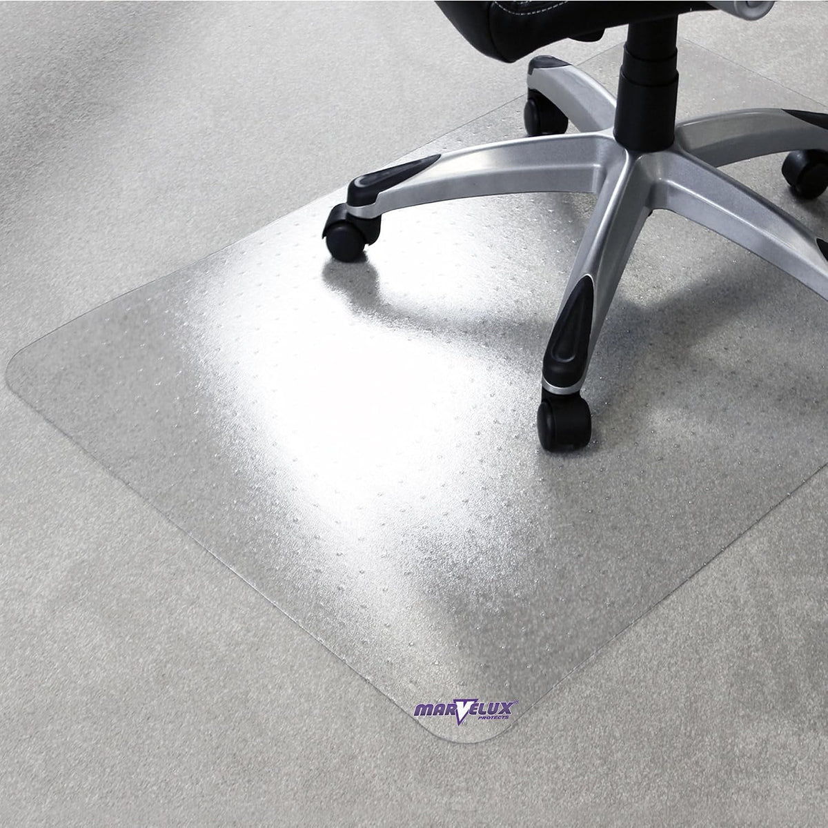 Marvelux Enhanced Polymer Durable Office Chair Mat for Carpets 36" x 48"