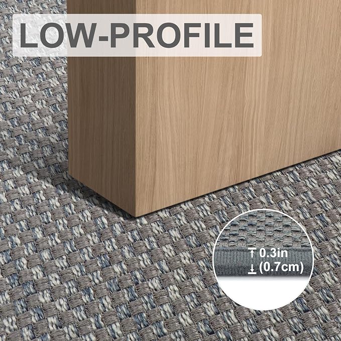 LEKEEPGO Door Mat 32"x47", Non Slip Door Mat Indoor Entrance, Rubber Backing