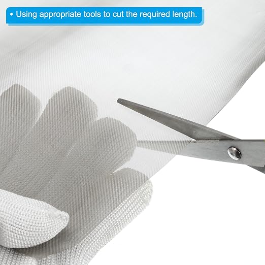 PATIKIL 40" L x 10" W Woven Wire Mesh, 100 Mesh 316L Stainless Steel Air Vent