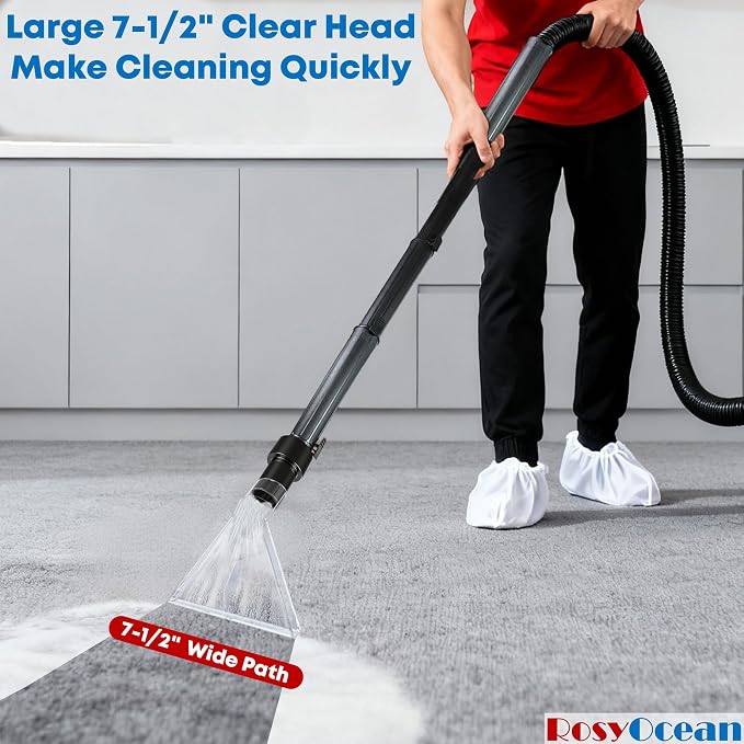 Compatible with All Shop Vacs Extractor Attachment with 2-1/2" & 1-7/8" &