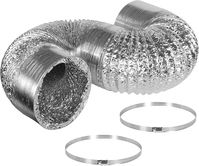 iPower 6 Inch 442 CFM Inline Fan Filter 25 Feet Ducting Combo