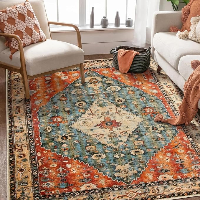 SERISSA Area Rug 3x5 Boho Tribal Rugs