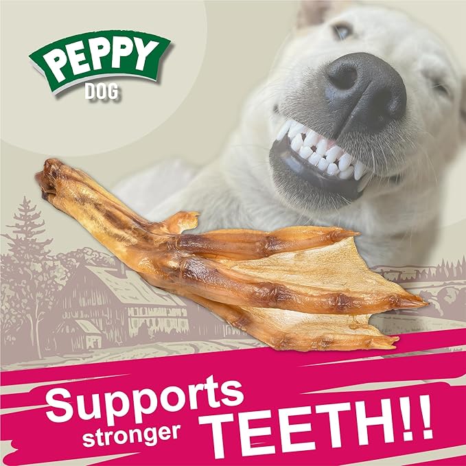 All Natural Duck Feet Dog Treats (50 pcs) | Dehydrated for Freshness | Supports Joint Health with Glucosamine and Chondroitin | Promotes Dental Hygiene | Perfect for Small and Medium Dogs