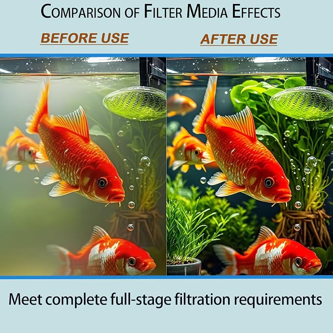 42 Pack Filter Media Kit for Fluval 406/407 Canister Filters