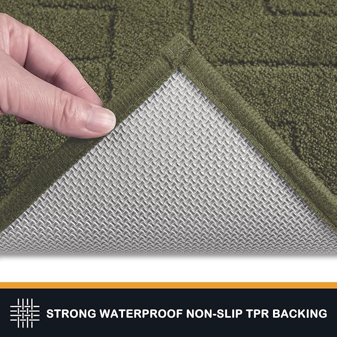 PURRUGS Dirt Trapping Door Mat 32" x 70", Non-Slip Machine Washable Entry Rug