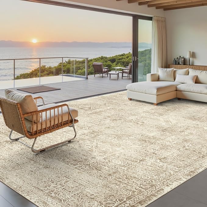 Soalmost Washable Area Rug 8x10, Large Soft Rugs