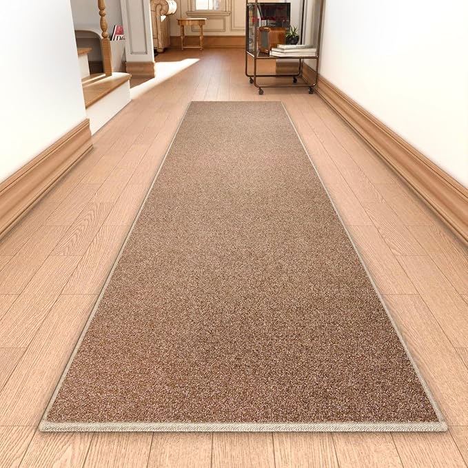 AREDO Runner Rug with Non Slip Rubber Backing, Washable Soft Floor Carpet