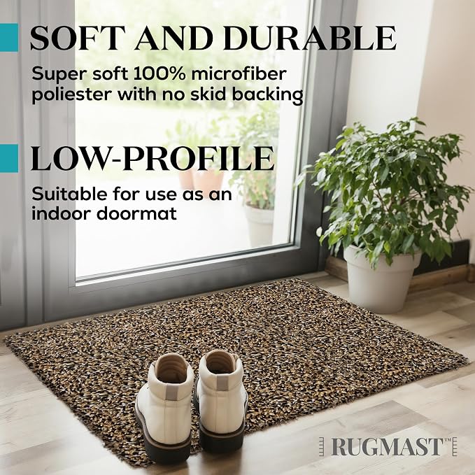Premium Microfiber Indoor Door Mat – 20"x30" Washable Entry Mat, Waterproof