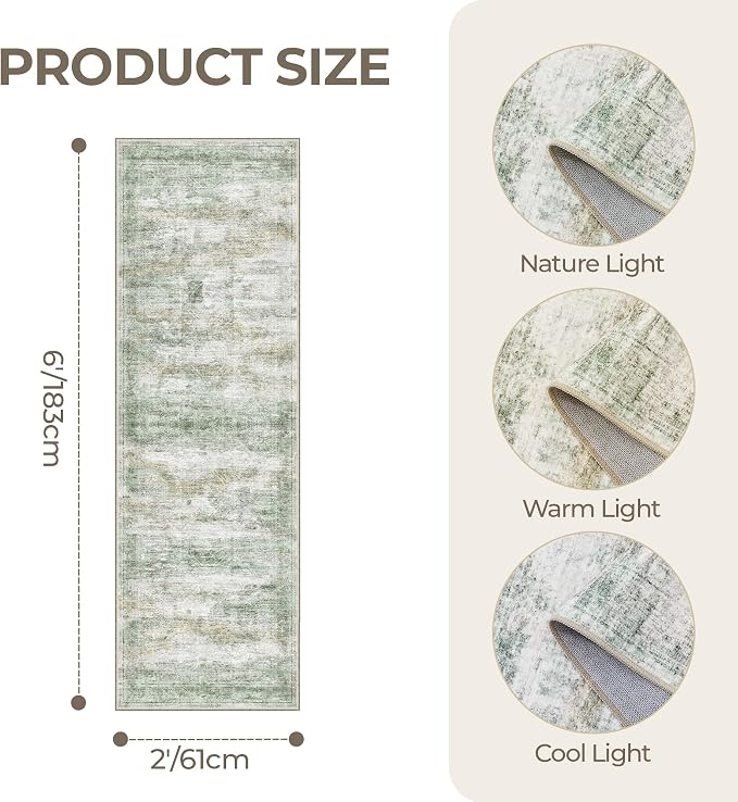 Washable Runner Rugs for Bedroom