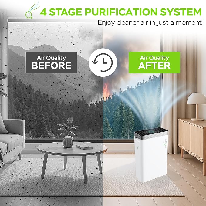 PURO²XYGEN Smart Air Purifiers For Home