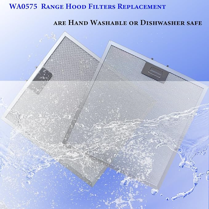 2-Pack Upgraded WA0575 Range Hood Filters Replacement