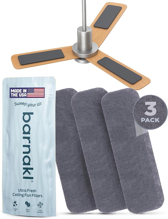 Barnakl Ultra Fresh Ceiling Fan Filters | Made