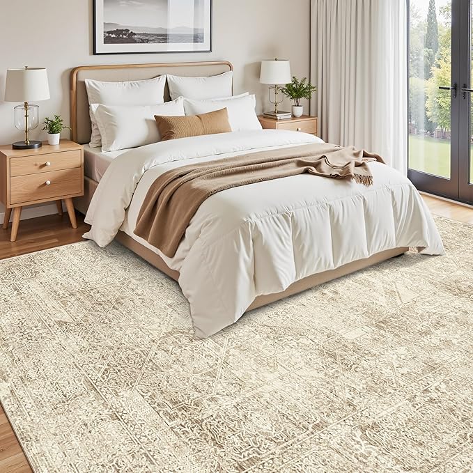 Soalmost Washable Area Rug 8x10, Large Soft Rugs