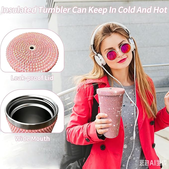 26oz Bling Rhinestone Tumbler