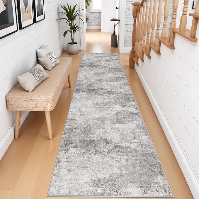 2'6x12 Extra Long Runner Rug : Washable Non-Slip Carpet