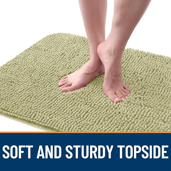 OLANLY Dog Door Mat for Muddy Paws 54x24, Absorbs Moisture and Dirt, Absorbent