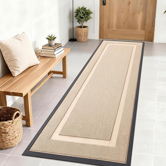OLANLY Front Door Mat Indoor Outdoor Entrance, Waterproof All-Season,