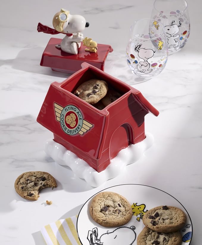 Lenox Chef Snoopy Figural Cookie Jar