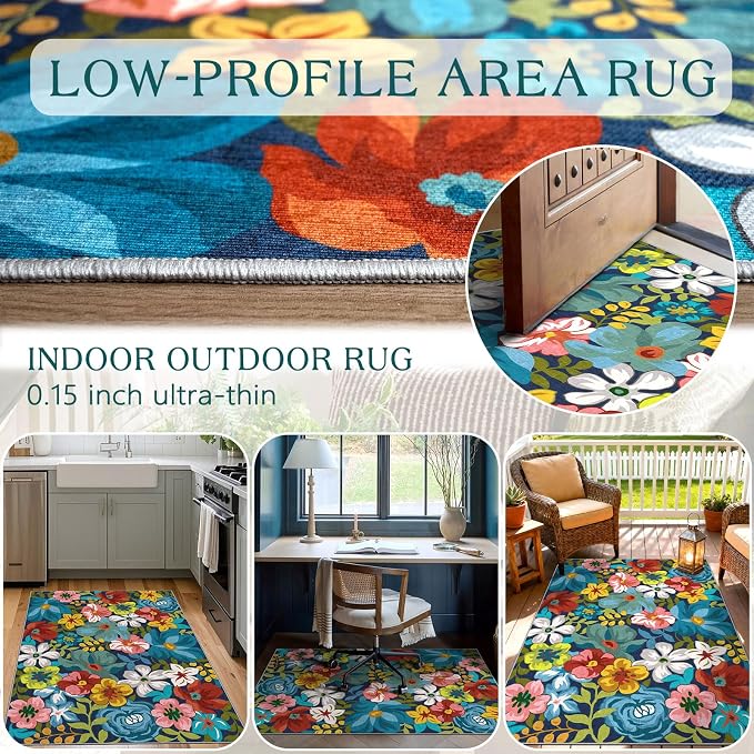 3x5 Boho Entry Rug
