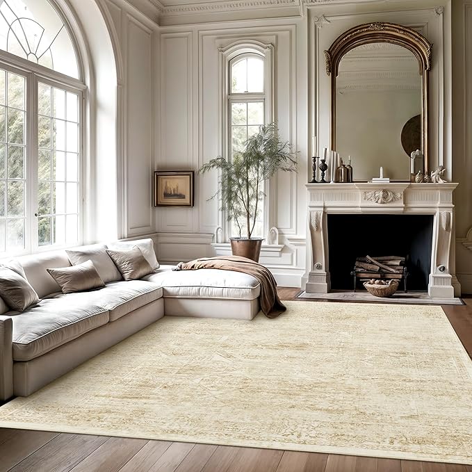Soalmost Washable Area Rug 8x10, Large Soft Rugs