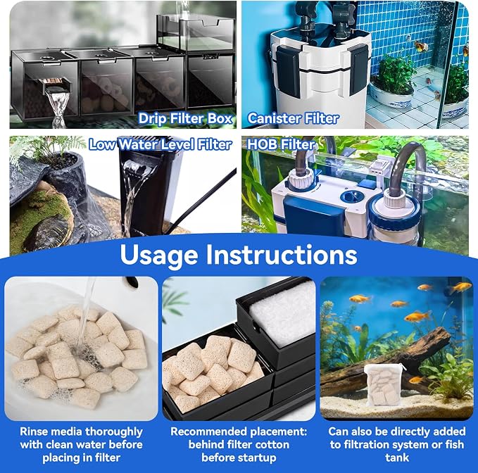 Sukh Ceramic Bio Filter Media - 425g