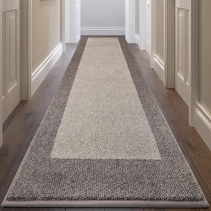 Machine Washable Runner Rug 32" x 120", Non Slip Kitchen Mat