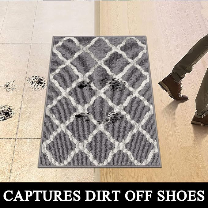SHACOS Door Mats 20"x32" Indoor Washable Kitchen Entryway Rug Non Slip