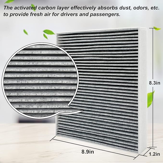 for Cabin Air Filter JM133 Fits