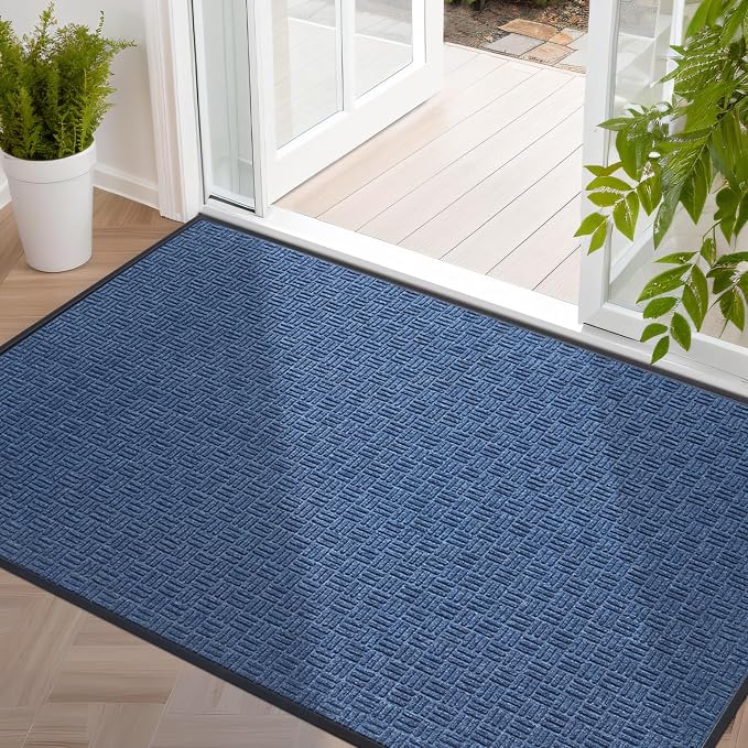 Mibao Front Door Mat, Heavy Duty Durable Welcome Mat