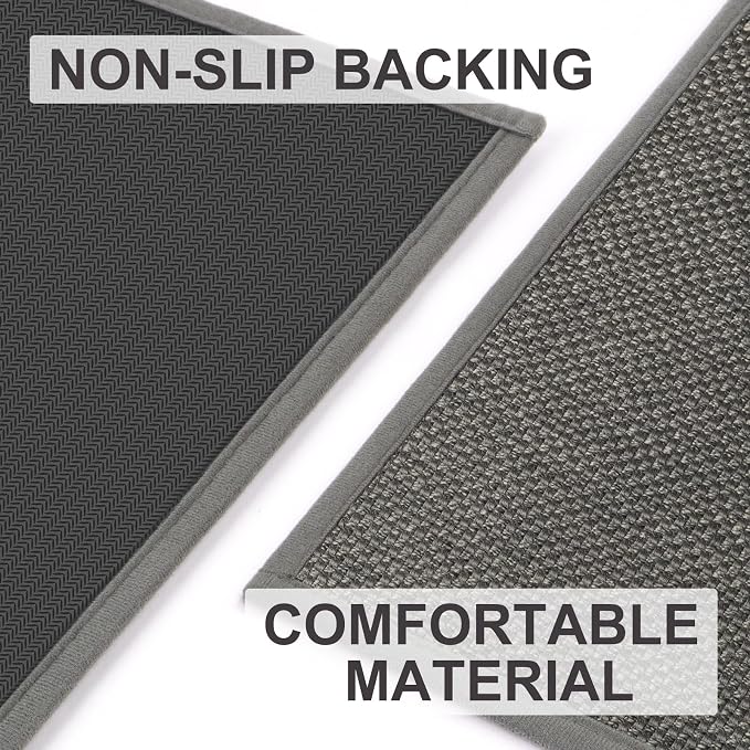 LEKEEPGO Door Mat 24"x36", Non Slip Door Mat Indoor Entrance, Rubber Backing