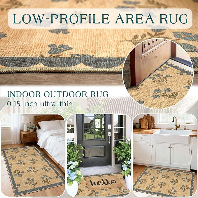 Floral Outdoor Rug
