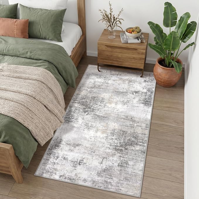 IOHOUZE Abstract Runner Rug 3x6 Ft Washable Runners