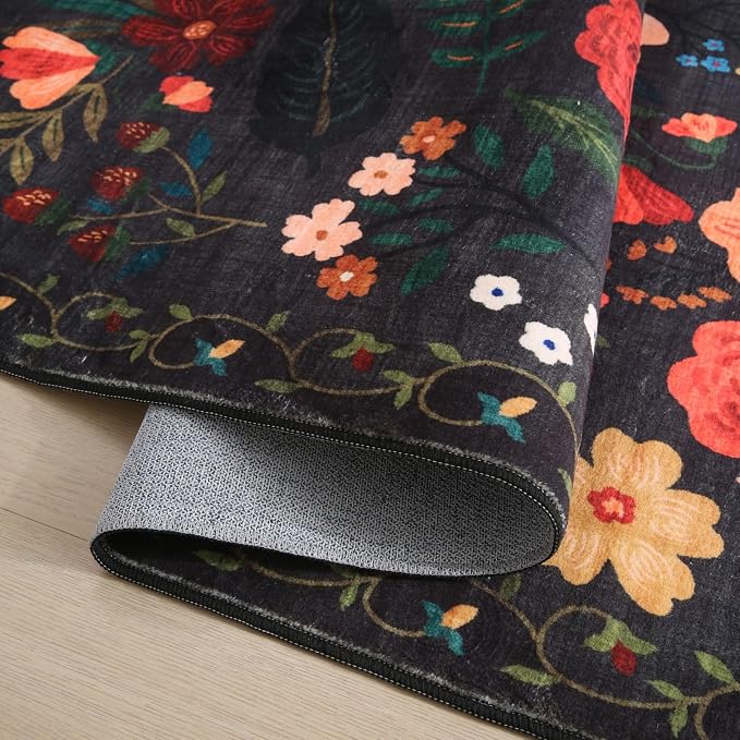 Rugcomf Washable Kitchen Runner 2'7"x12'