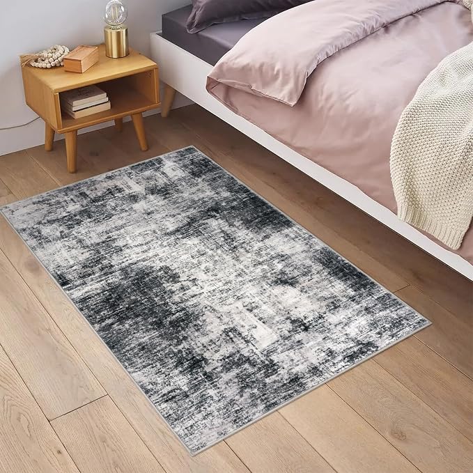 IOHOUZE Small Abstract Area Rug 2x3 Ft Entryway Rugs Washable Door Mat Indoor