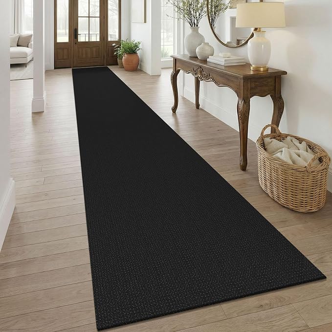 KOZYFLY Black 3x20 Runners Rugs