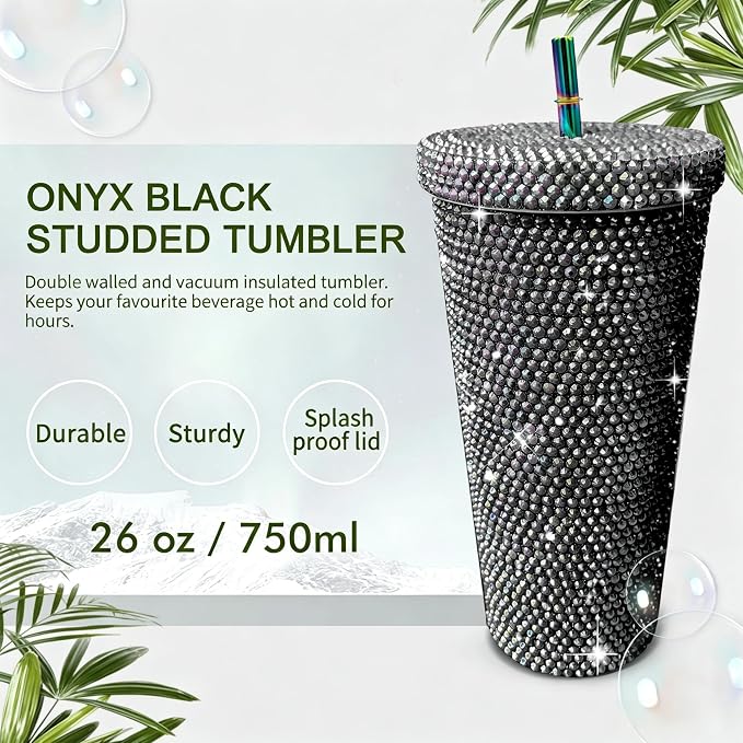 26oz Bling Rhinestone Tumbler
