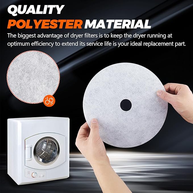 【Polyester Upgrade】20 PCS Dryer Exhaust Filter