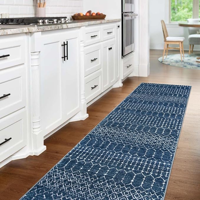 Lahome Moroccan Washable Kitchen Runner 2x8 Carpet Runners